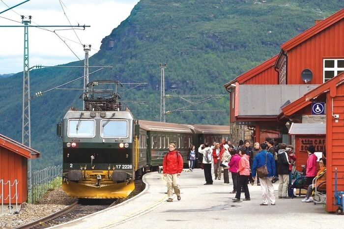 Flåm Railway Station and Railway Museum